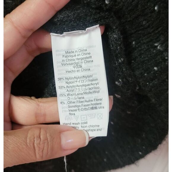 Madewell Mockneck Sweater Dress Wool& Nylon S - Picture 8 of 9